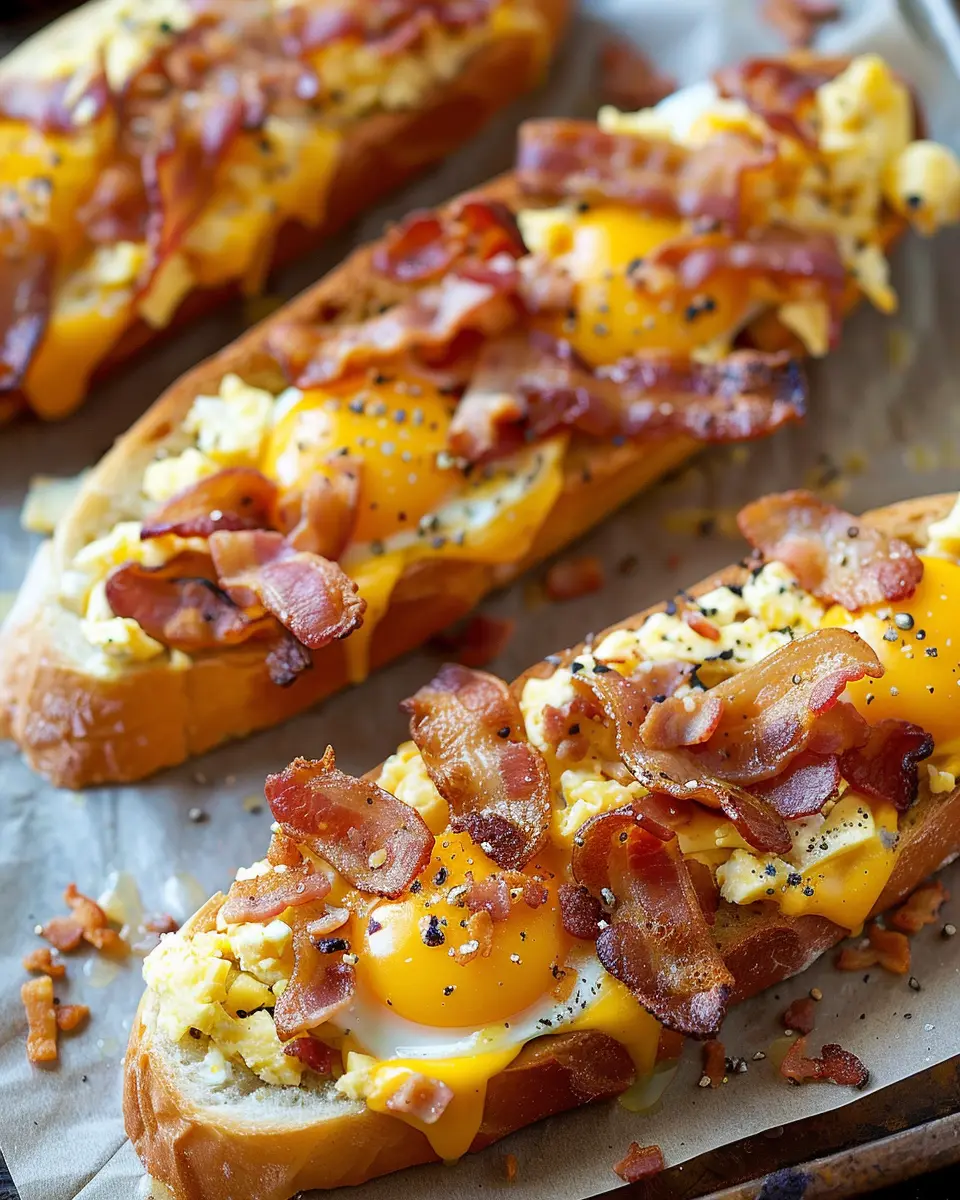 Bacon, Egg, and Cheese Breakfast Boats: Indulgent Turkey Bacon Treats