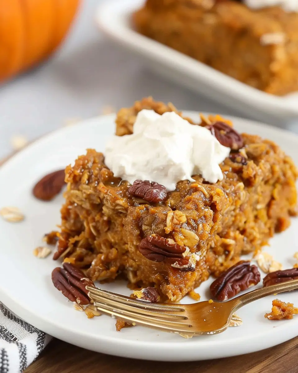 Baked Pumpkin Oatmeal: A Healthy, Cozy Breakfast Delight