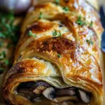 Savory Mushroom & Gruyère Puff Pastry Braid