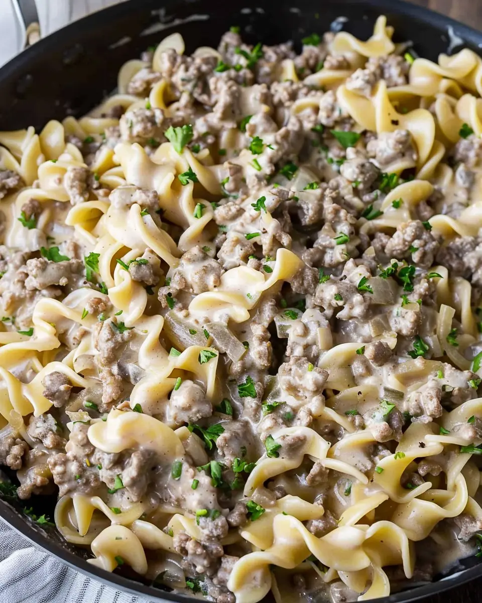 Creamy Ground Beef Stroganoff: The Easy Comfort Food You’ll Love