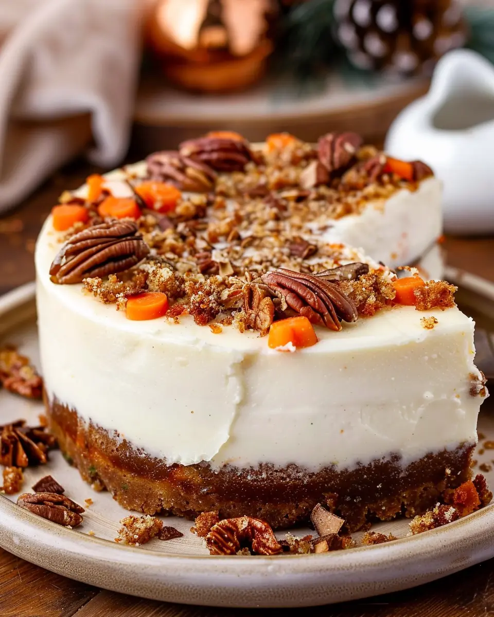 Carrot Cake Cheesecake Recipe: An Easy Holiday Dessert Delight