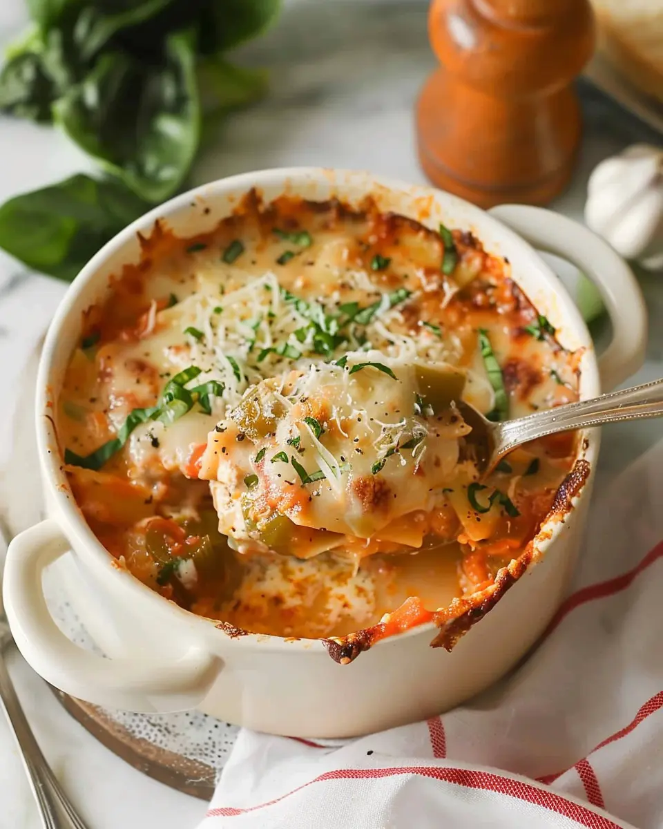 Easy Creamy Lasagna Soup: A Comforting Twist with Turkey Bacon