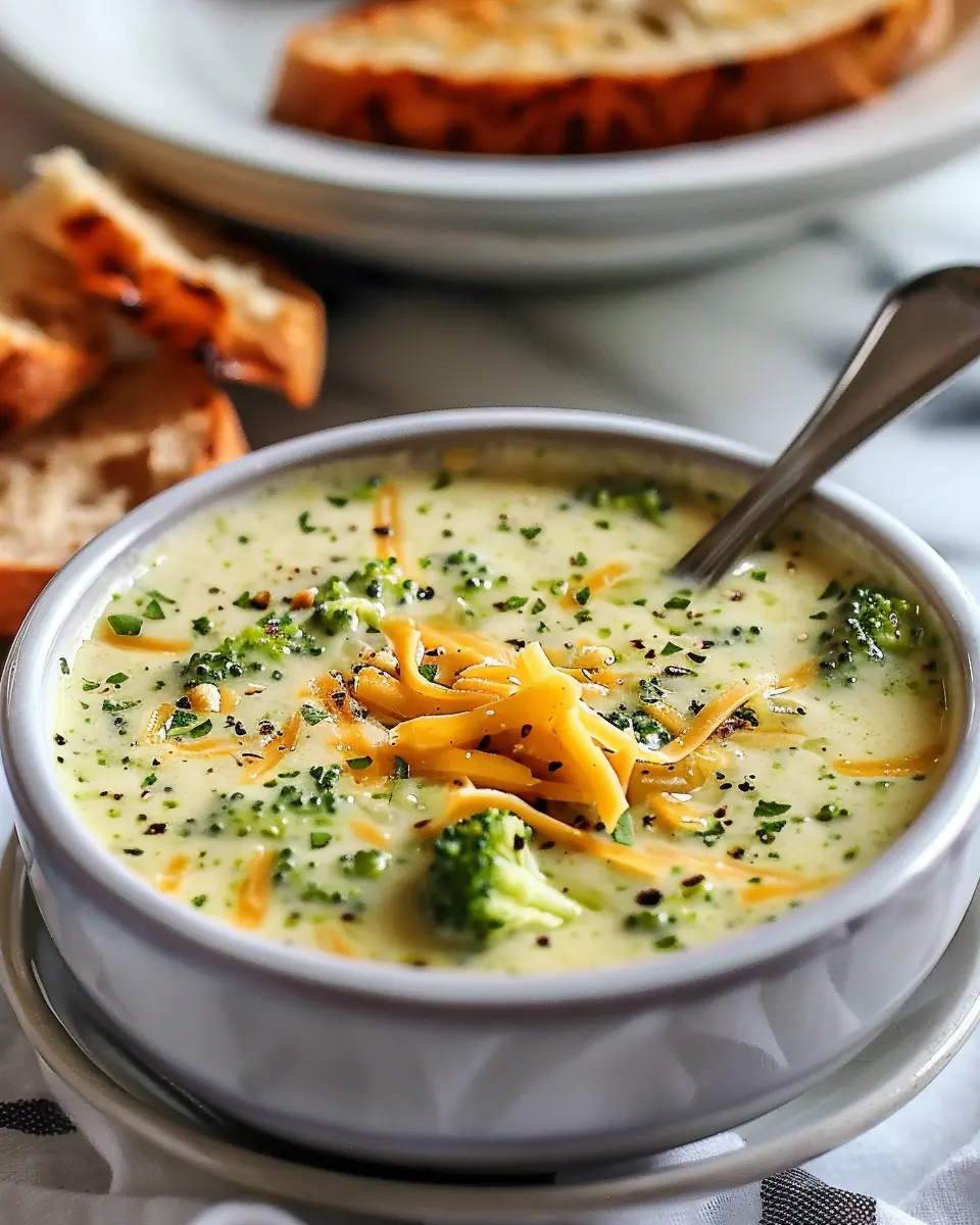 Broccoli Cheddar Soup: The Best Comforting Homemade Delight
