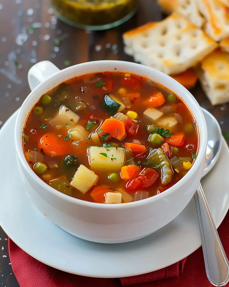Vegetable Soup Delight: A Hearty Bowl You’ll Love at Home