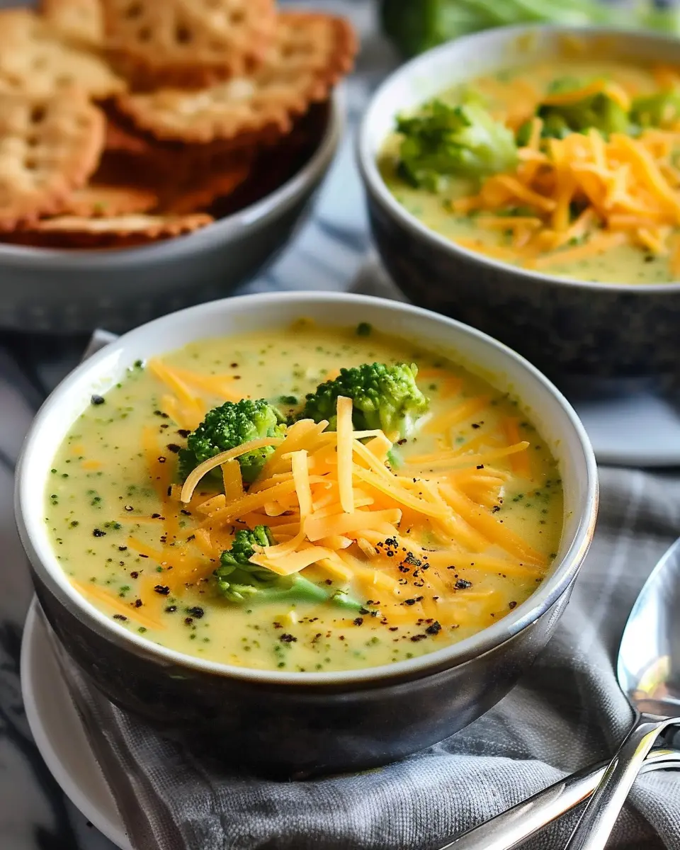 Broccoli Cheddar Soup: Easy &amp; Hearty Comfort Food Delight