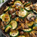Skillet Zucchini and Mushrooms