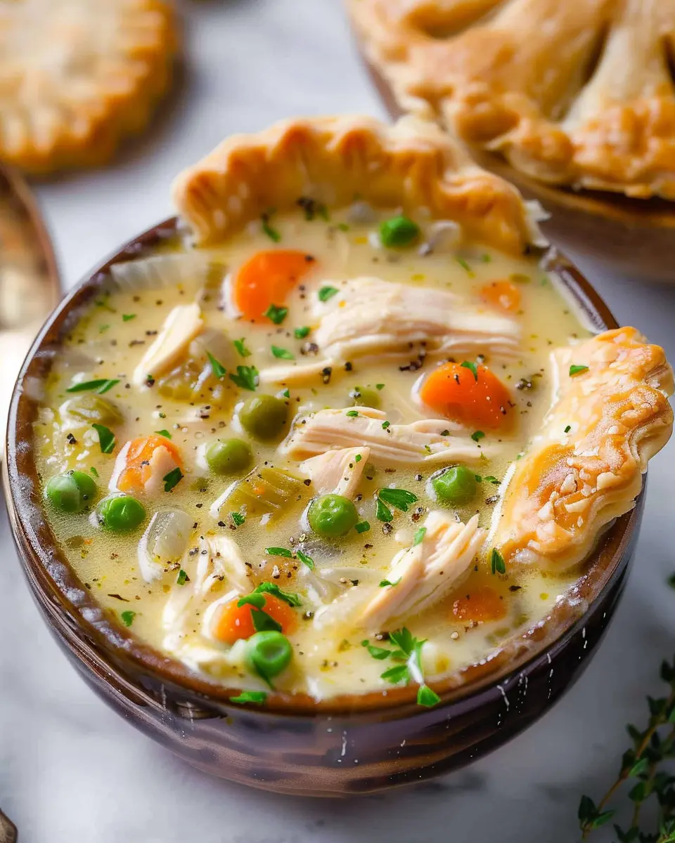 Chicken Pot Pie Soup: The Best Comfort Food with Turkey Bacon