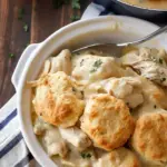 Easy Chicken and Dumplings with Biscuits