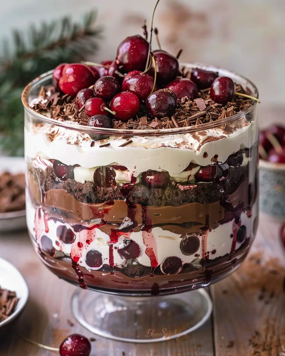 Black Forest Trifle for Christmas: The Best Indulgent Treat
