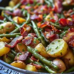 Country Ranch Green Beans and Potatoes with Bacon Recipe