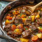 Saucy Beef and Vegetable Casserole