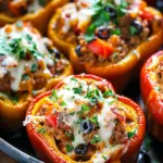 Slow Cooker Stuffed Bell Peppers