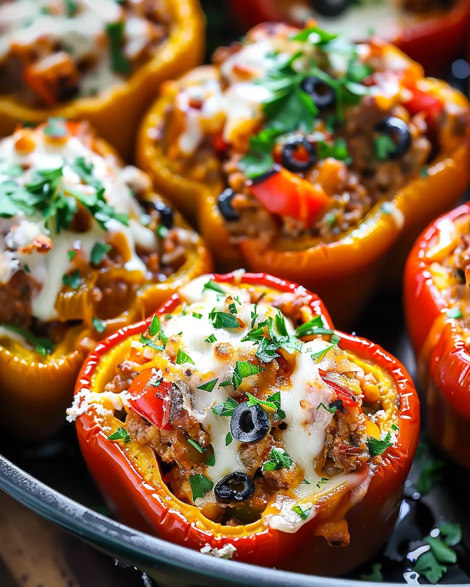 Slow Cooker Stuffed Bell Peppers: Easy and Flavorful Turkey Bacon Delight