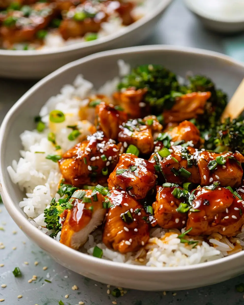 Delicious Sticky Chicken Rice Bowls Recipe You’ll Always Crave