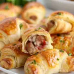 Sausage, Rotel & Cream Cheese Crescent Rolls