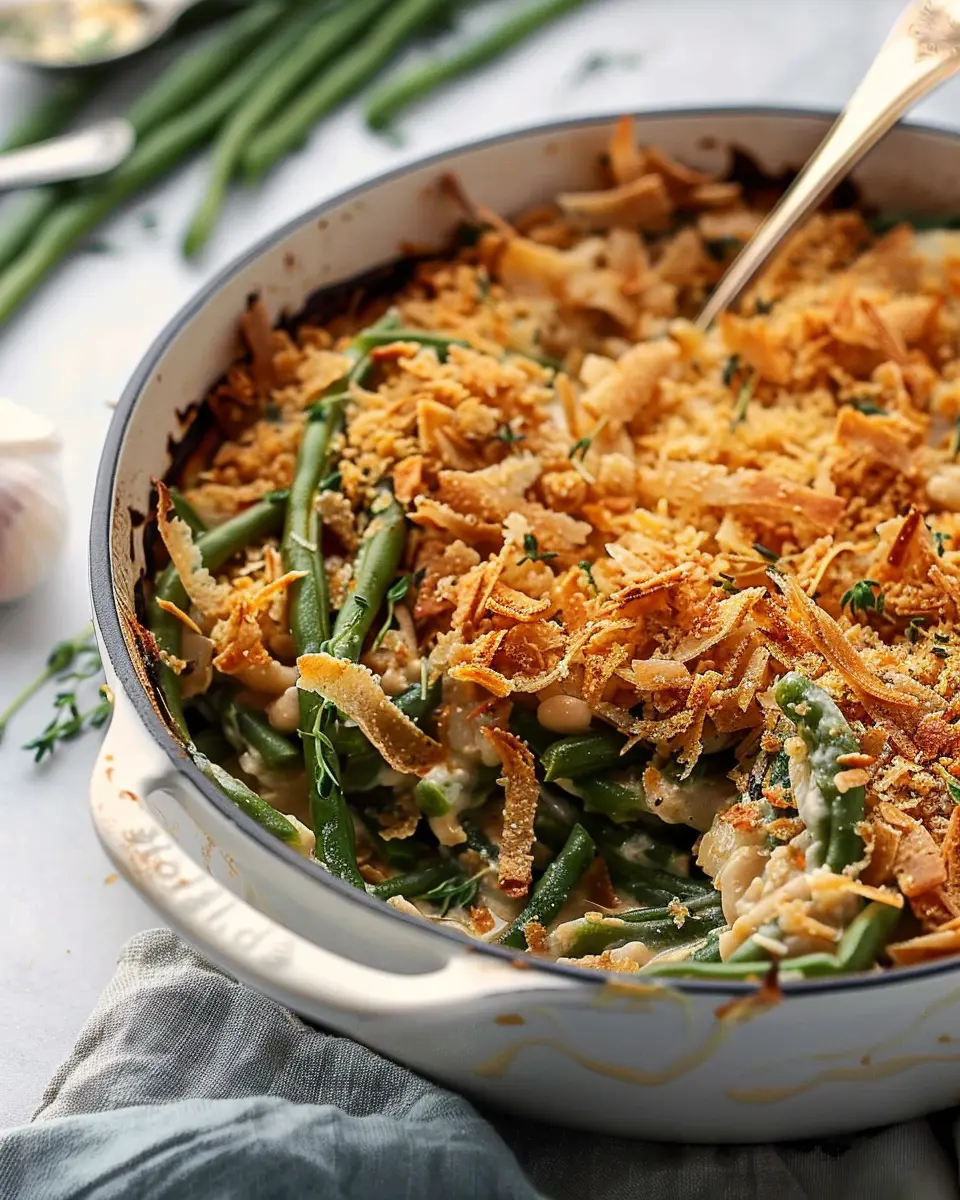 Vegan Green Bean Casserole: The Best Comfort Food Twist