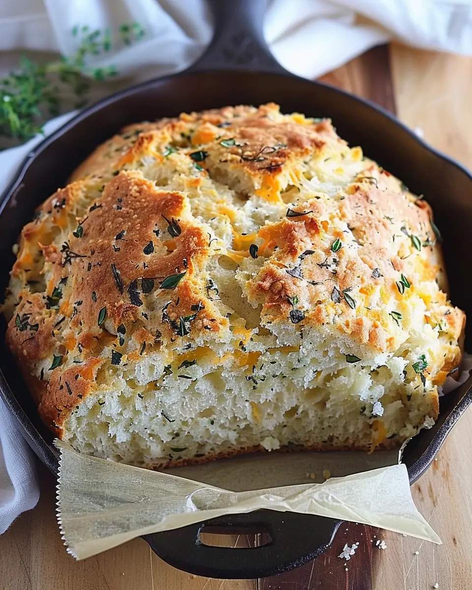 Cheddar and Herb Soda Bread: The Easiest Comfort Food Recipe