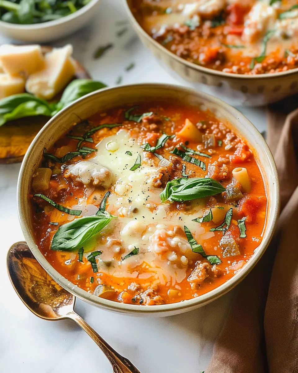 Easy Creamy Lasagna Soup: Indulgent Comfort Food for All