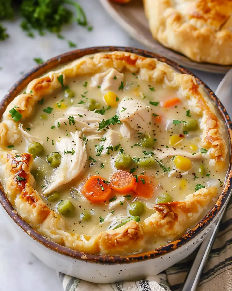 Chicken Pot Pie Soup: A Cozy, Easy Recipe with Turkey Bacon