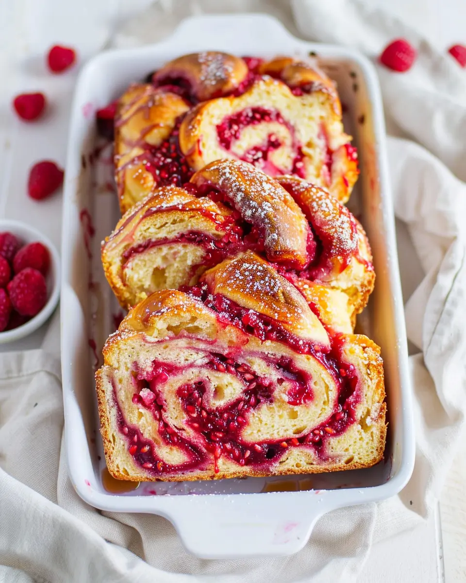 Raspberry Swirl Brioche Loaf Recipe: Easy and Irresistibly Delicious