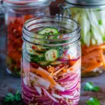 Quick Fridge Pickled Vegetables