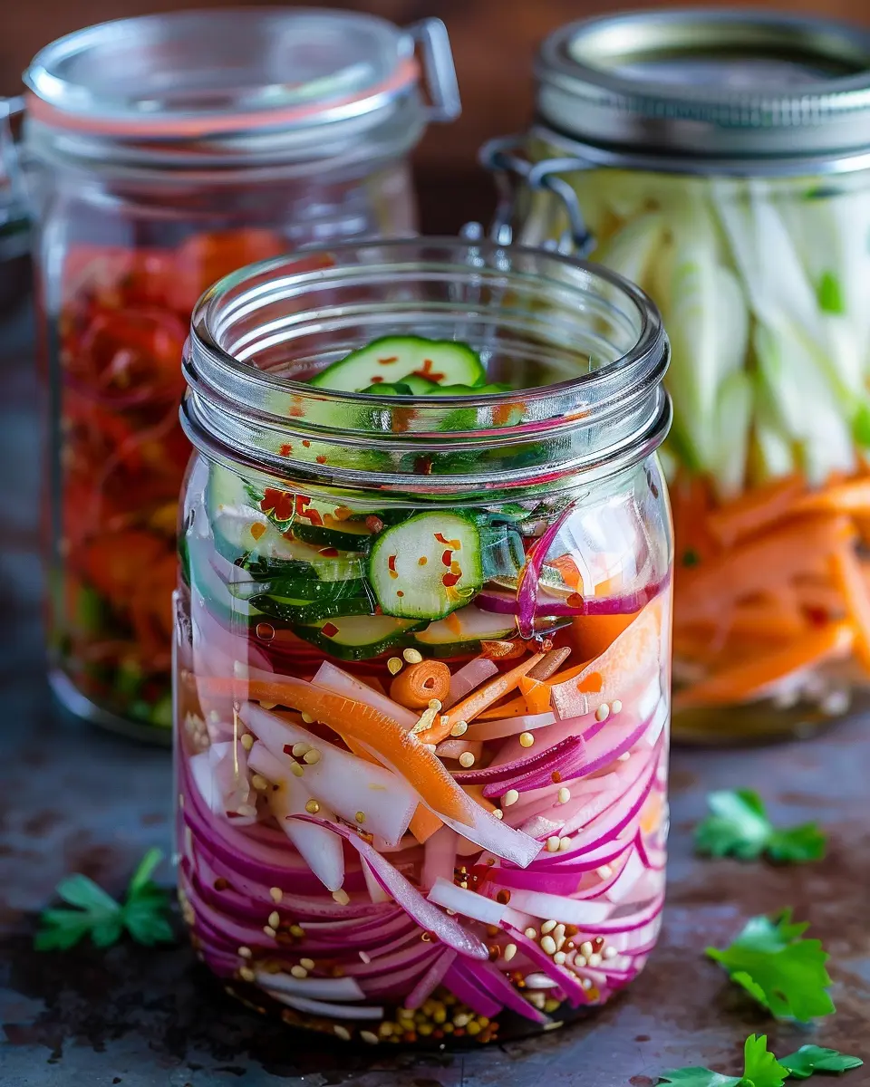 Quick Fridge Pickled Vegetables: Easy and Delicious Homemade Crunch