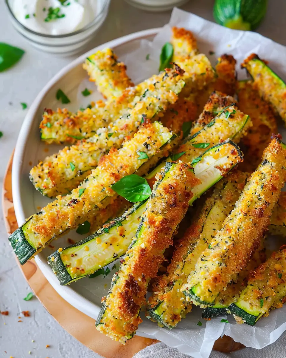 Baked Zucchini Fries: Easy and Crispy Alternatives to Fast Food