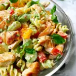 High Protein Chicken Pasta Salad