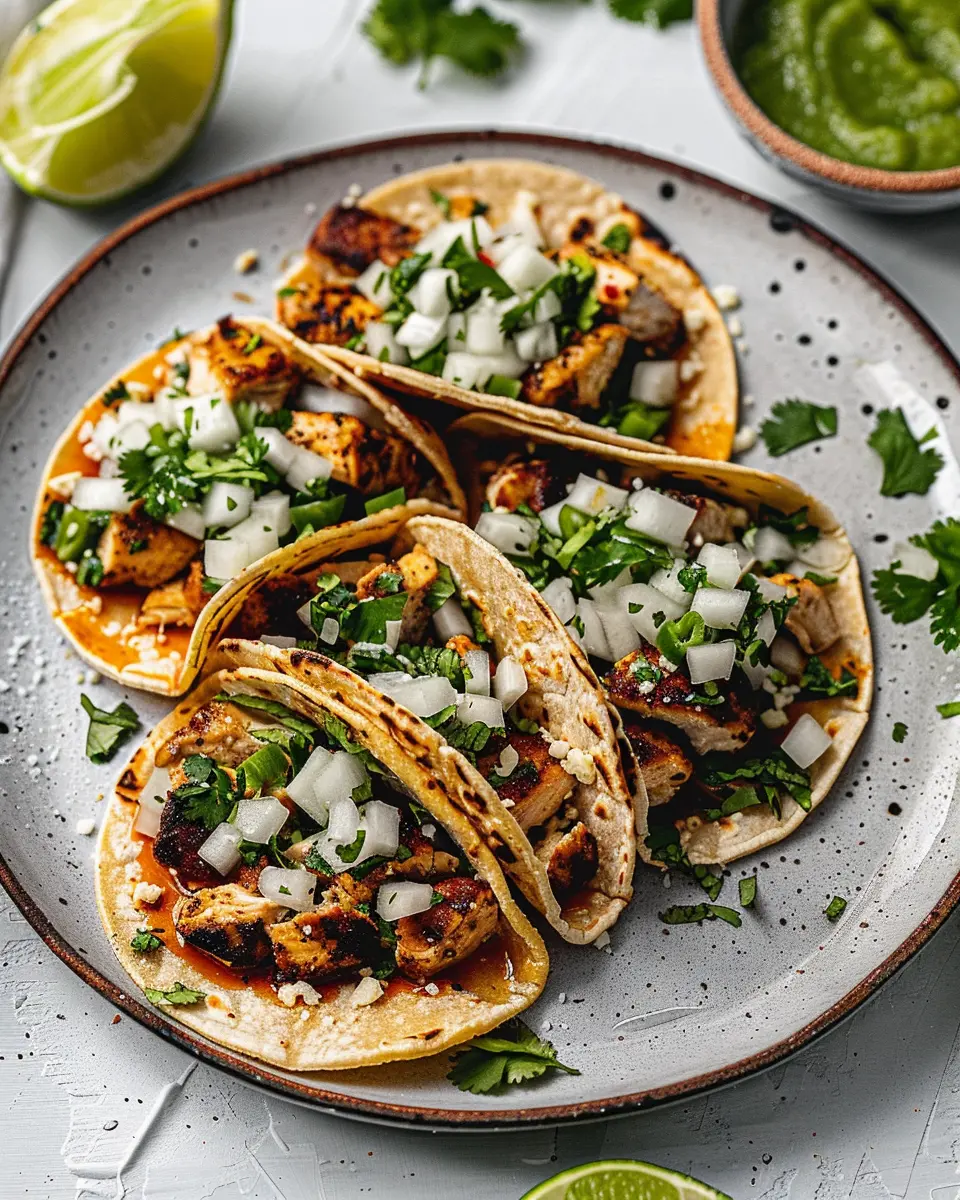 Chicken Street Tacos Recipe: Easy and Flavorful Homemade Fiesta
