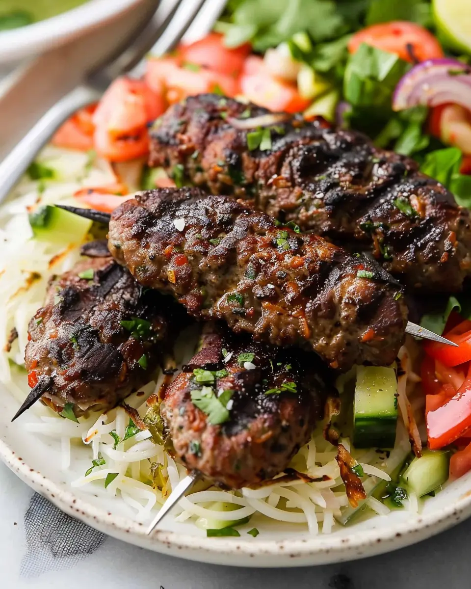 Beef Kafta Kebabs: Juicy Homemade Delights for Your Grill