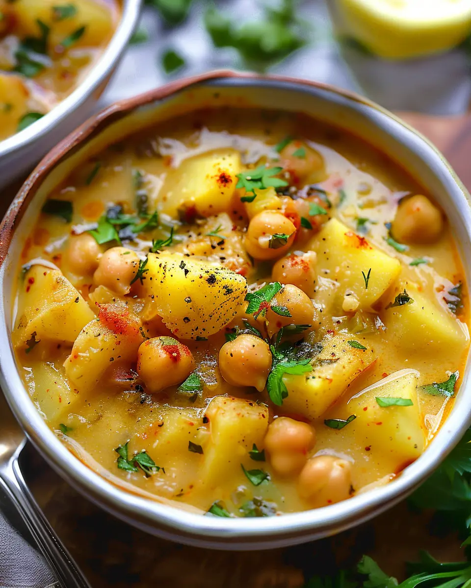 Chickpea Potato Soup: Easy Comfort Food for Cozy Nights