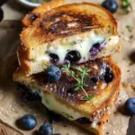 Crispy Blueberry Grilled Cheese
