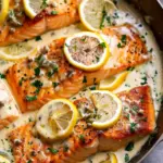 Creamy Lemon Salmon Piccata Recipe