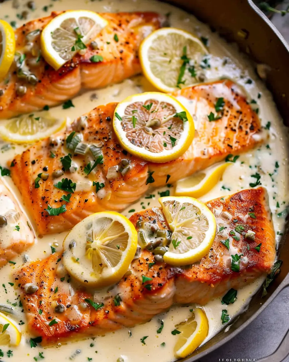 Creamy Lemon Salmon Piccata Recipe: A Quick and Zesty Delight