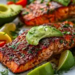 Cajun Salmon Avocado Lime