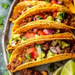 Crispy Baked Ground Beef Tacos