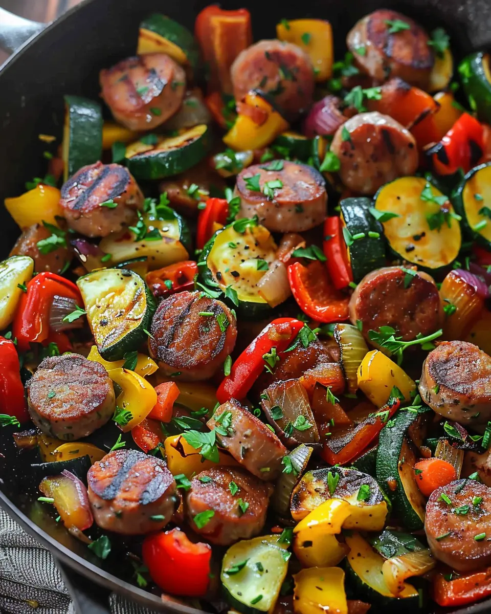 Sausage and Veggies Skillet: Easy One-Pan Meal for Busy Nights