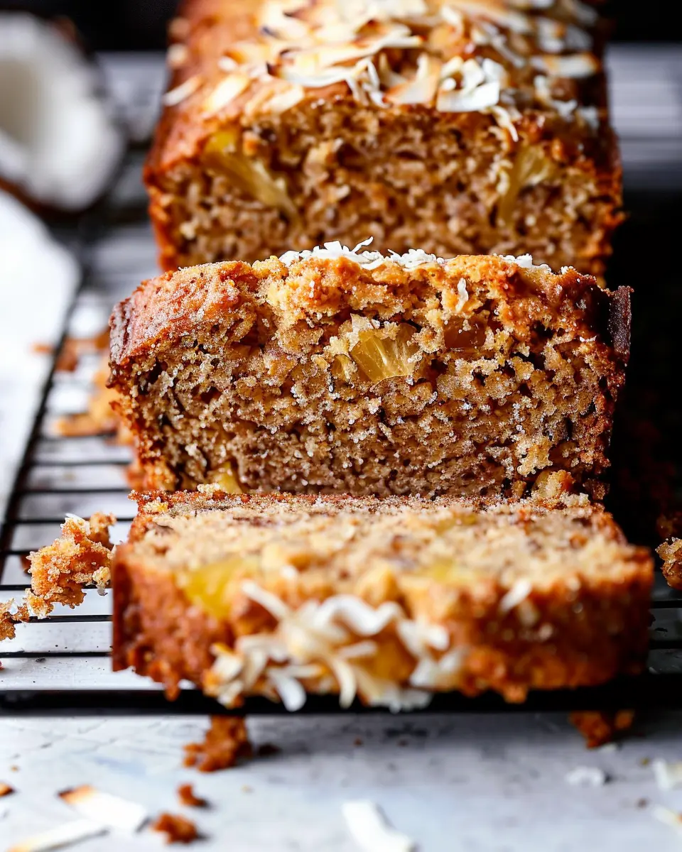 Coconut Pineapple Banana Bread: A Delicious Hawaiian Delight