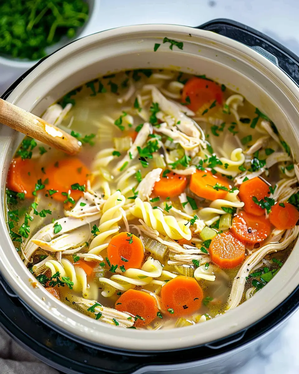Crockpot Chicken Noodle Soup: Easy Comfort Food for All