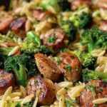 Chicken Sausage and Broccoli Orzo