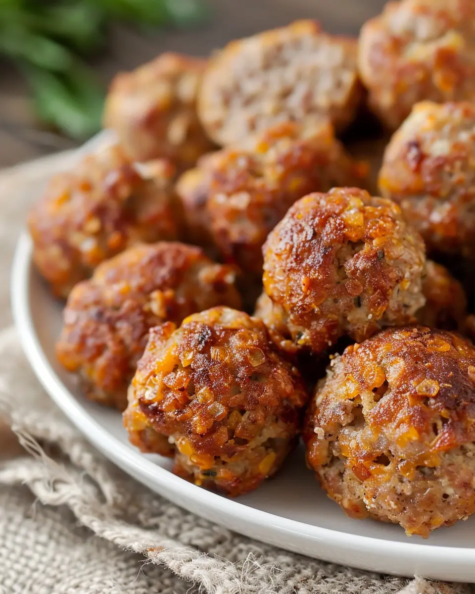 Sausage Balls Without Bisquick: Easy Turkey Bacon Beef Delights