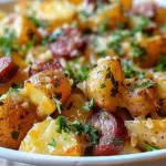 Cheesy Ranch Potatoes and Smoked Sausage Delight