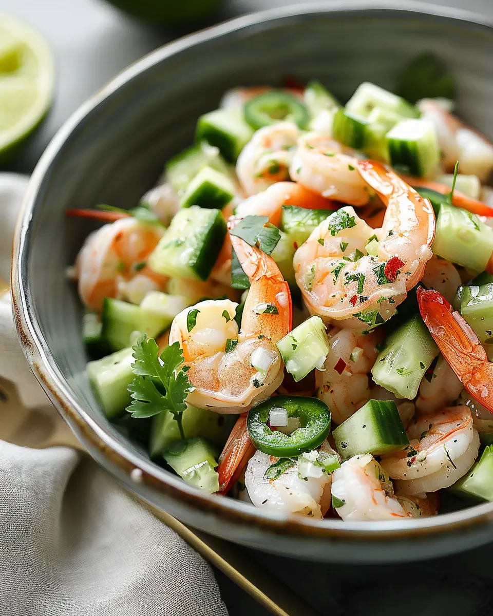 Cucumber Shrimp Salad: A Refreshing and Easy Delight for Everyone