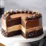 Tuxedo Cake - Triple Chocolate Mousse Cake