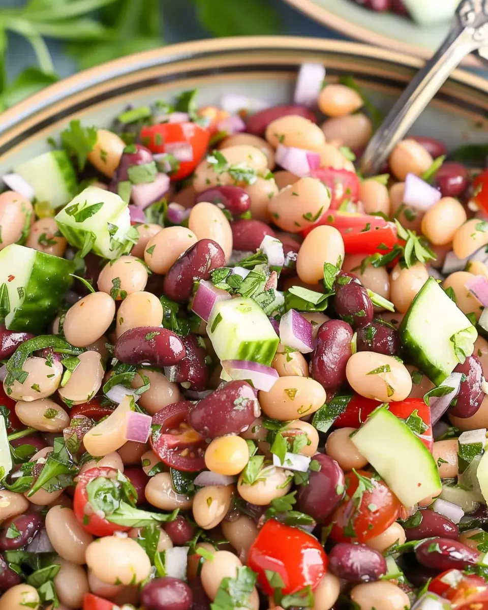 Mediterranean Bean Salad: Easy, Fresh, and Flavor-Packed Delight