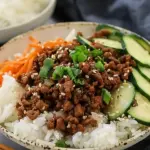 Delicious Korean Ground Beef Bowl
