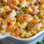 Shrimp Scampi Pasta Bake