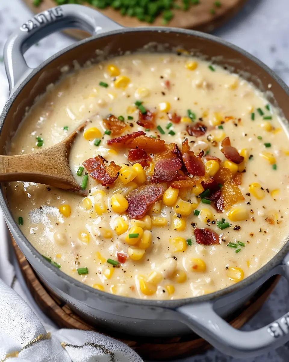 Creamy Corn Chowder with Turkey Bacon: The Ultimate Comfort Dish