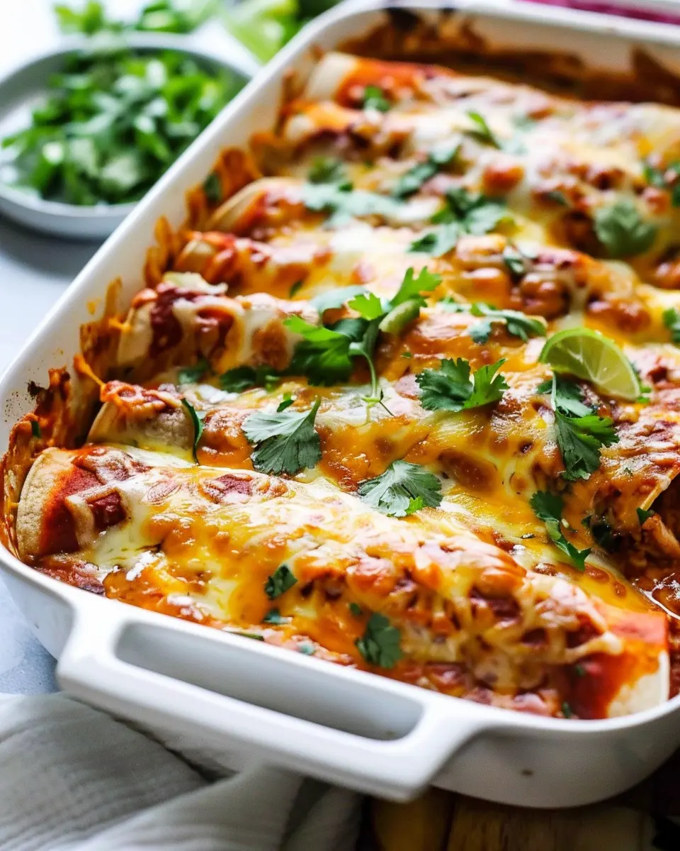 Easy Chicken Enchiladas: Irresistibly Flavorful Weeknight Delight