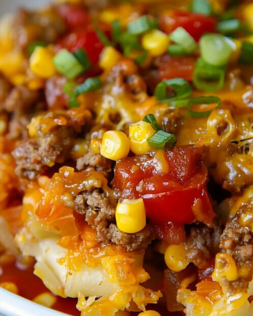 Cowboy Casserole: Easy Comfort Food with Turkey Bacon and Chicken Ham